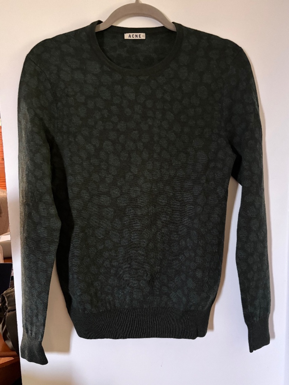 Vintage ACNE Animal Print Sweater